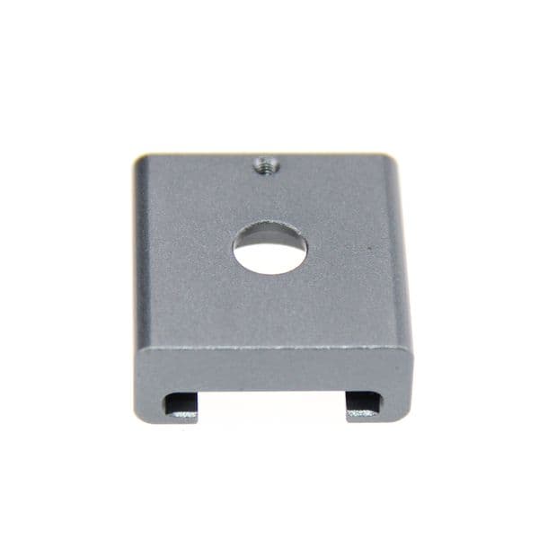 CAMVATE Cold Shoe Mount Adapter Set Grey With Centre 1/4" Mounting Hole For DSLR Camera Cage Rig Video Light Microphone Monitor
