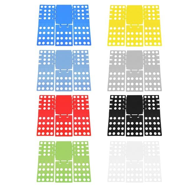 Adult T-Shirt Folder Quick Fold Shirt Folding Board Clothing Folder Bender Plastic Clothes Folder for Laundry Room