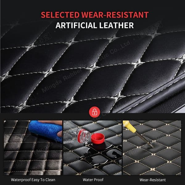 Auto Full Coverage Trunk Mat For BYD Speed Sharp 2012-2018 17 16 15 14 13 Car Boot Cover Pad Interior Protector Accessories