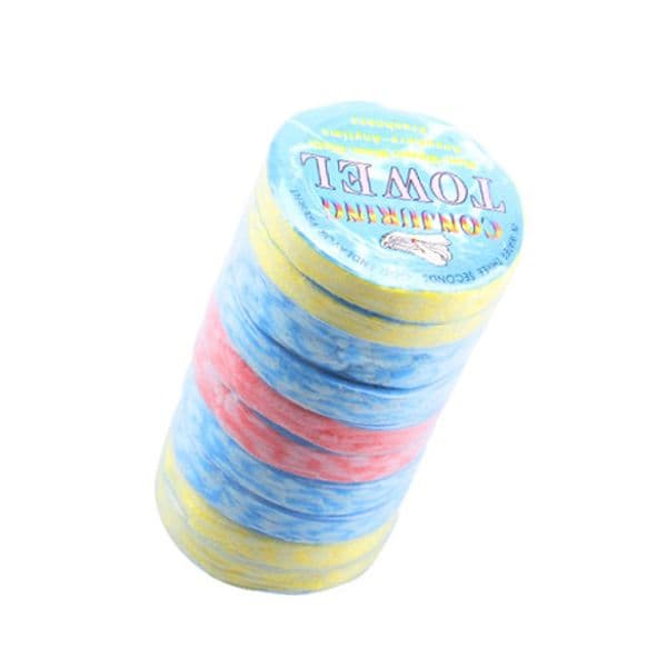 10pcs Outdoor Travel Disposable Magic Compressed Travel Face Towel Non-woven Fabric Pill Towel Hand Towel Paper Mask