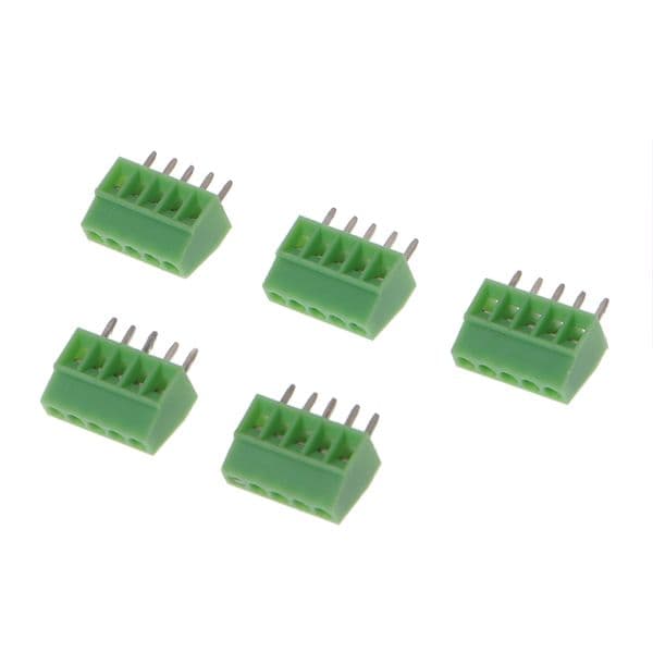 67JB 10 Pcs 2Pin-10Pin Screw PCB Mounted Terminal Blocks Connector 2.54mm Pitch