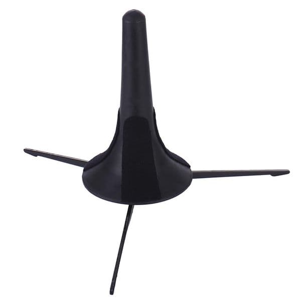 Portable Foldable Trumpet Tripod Holder Stand Metal Brass Leg Instrument Accessories Musical Instrument Accessory Black Plastic
