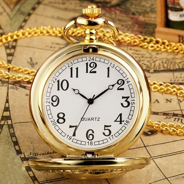 Ladies Lovely Pet Cat Pocket Clock Golden Kitty new Quartz Pocket 2025 Watch Arabic Numerals Dial Alloy Necklace Pendant Gift for Girls
