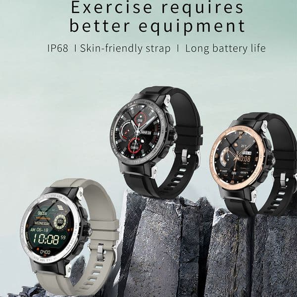 Men Sports Smart Watch for Xiaomi Huawei iPhone Bluetooth Call Music Heart Rater blood pressure blood oxygen monitor Smart Band