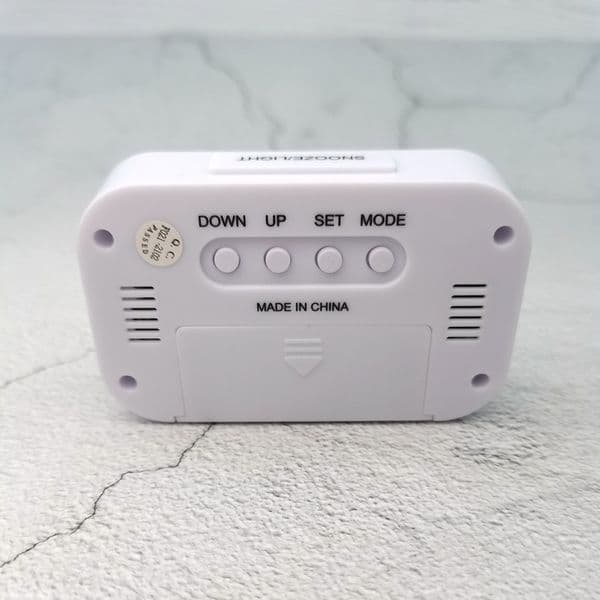 Mini Digital Alarm Clock Backlight Snooze Mute Calendar Desktop Alaways On Table Clocks Temperature Electronic LED Clocks