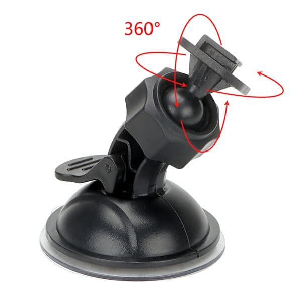 LEEPEE Rotating Mount Holder 360 Degree DVD Holder Car Driving Recorder Bracket Sport DV Camera for Xiaomi YI GoPro DVR Holder