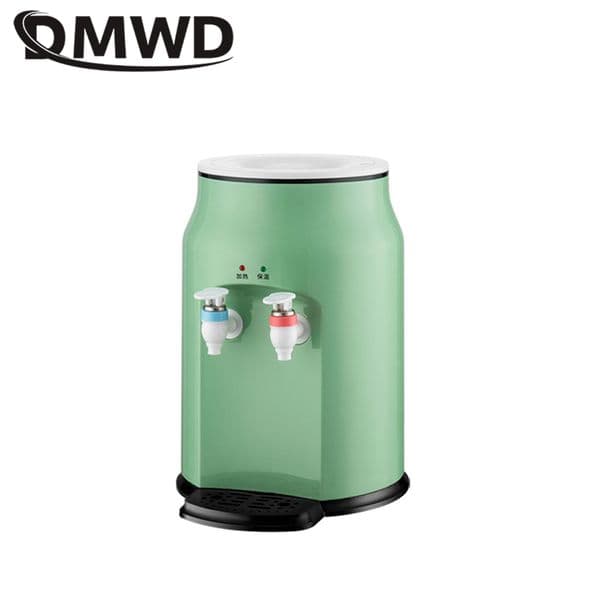 DMWD Household Water Dispenser Mini Drinking Fountain Desktop Water Boiler Hot and Cold 2025 Dual Use Heating hine Tea new Maker 220V