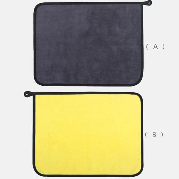 Pet Bathing Bath Towel Microfiber Coral Fleece Double-sided Thickening Absorbent Pet Bathrobe Towel Pet Supplies