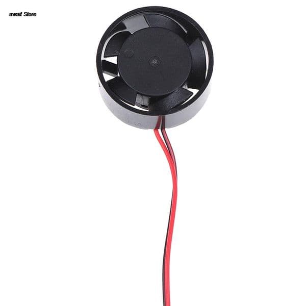 25.5x10mm 5V 9V 12V 24V Round Mini Cooling Fan for LED Lamps Computer Radiator