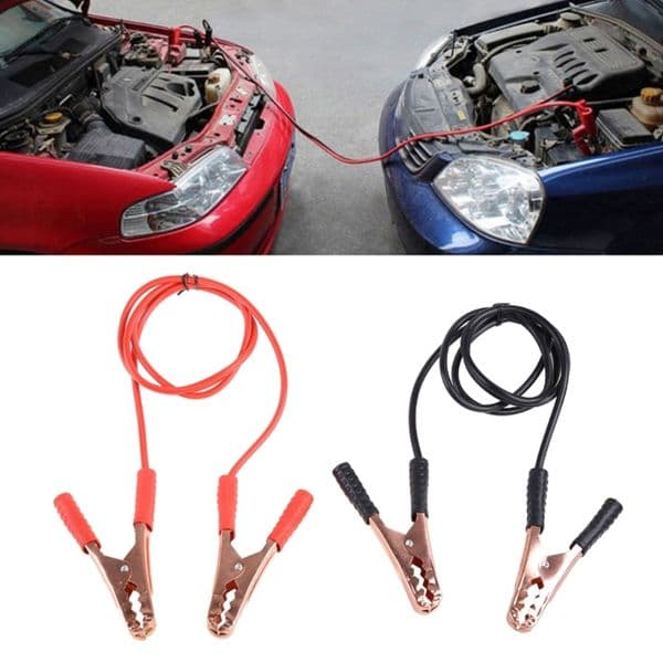 Car Power Charging Booster Cable Alligator Clamp Emergency Battery Jumper Wires Car Emergency Jumper Booster Cables N84F