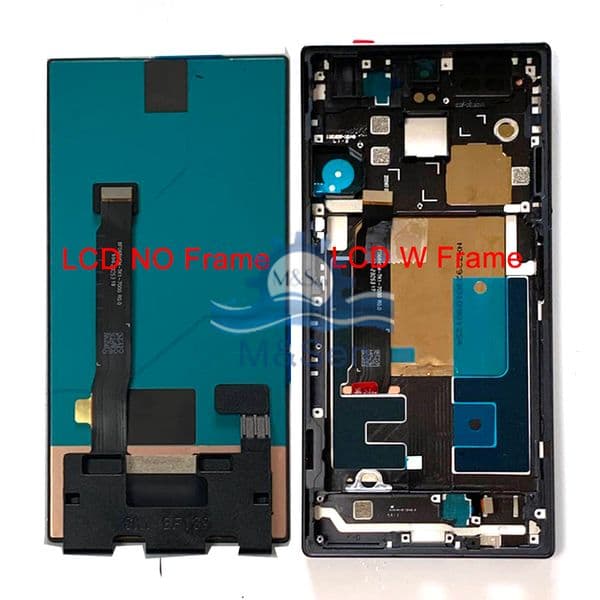 6.8" Original Amoled 2025 For ZTE nubia Red Magic 8 Pro+ LCD Display Screen Frame+Touch Panel Digitizer For Red Magic 8 8S Pro+ LCD