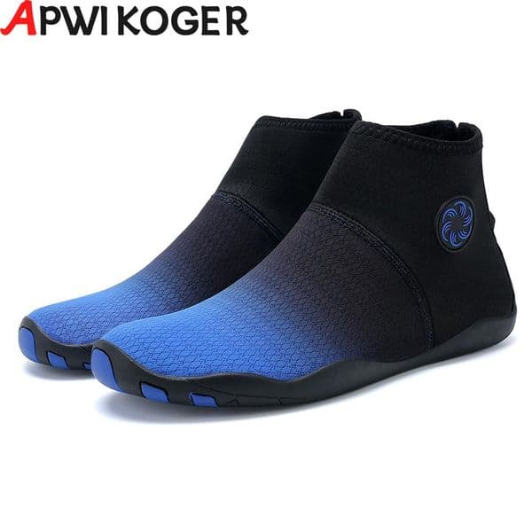 Unisex Slip On Upstream Shoes Nonslip Rubber Surfing Swimming Shoes Breathable Quick Dry Elastic Shoelace for Snorkeling Outdoor