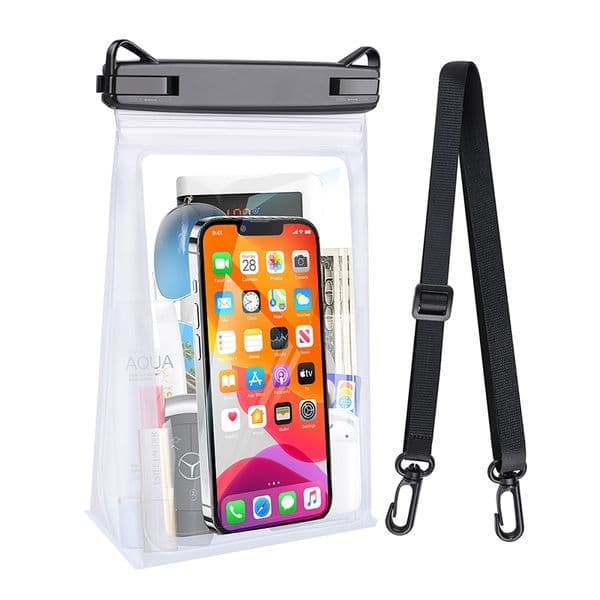 HAISSKY Large Swimming Waterproof Phone Bags Double Hooks Lanyard Crossbody 2025 Water Proof Storage Pouch For iPhone Samsung Xiaomi