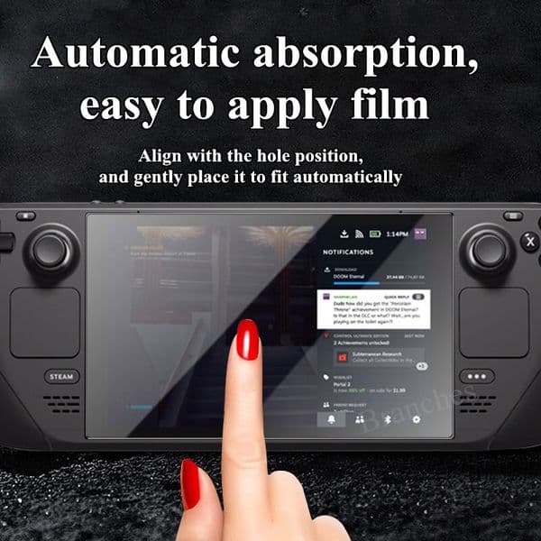 HD Tempered Glass Film For Steam Deck Screen Protector Protective 2022 SD Console 1 2 3 pcs