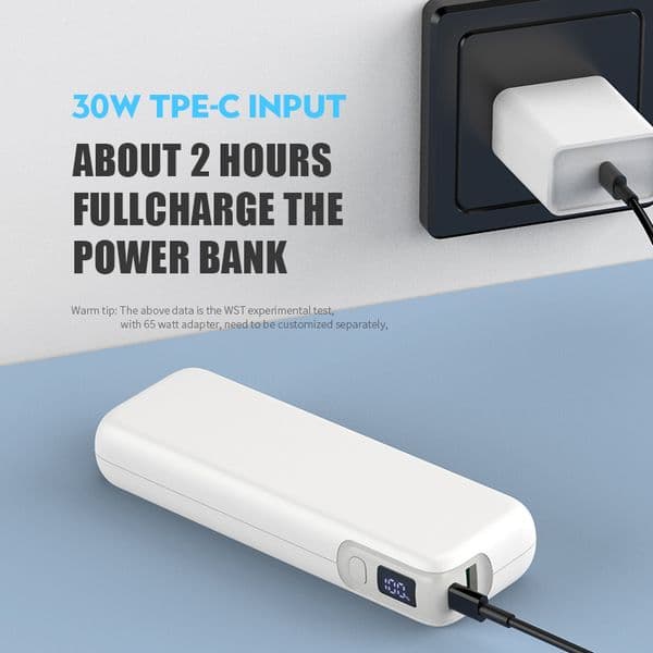 Power Bank 14400mAh External Battery Pack Powerbank for IPhone 15 14 ipad Xiaomi PD 30W Fast Charging Portable Charger Station