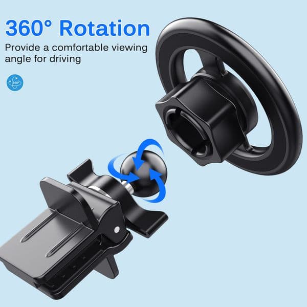 Untoom Magnetic Car Phone Holder for iPhone 14 13 12 Pro Max Mini Universal Magnet Car Air Vent Cellphone Brackets For MagSafe
