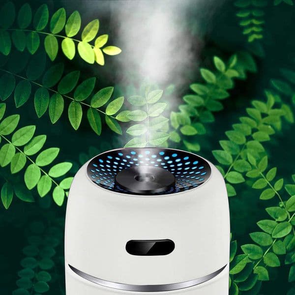 200ml USB Mini Air Diffuser Humidifier with 7 LED Colors Home Office Hotel Portable Two Modes Essential Oil Mist Sprayer