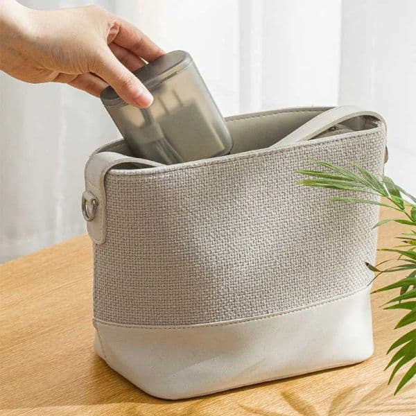 Desktop Data Cable Storage Box Dustproof With Cover Mobile Phone Charger Box Transparent Cable Wire Container Box in Office Home