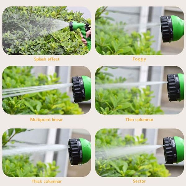 7.5m Garden High Pressure Water Hose For Sprinkler & Watering