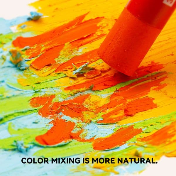 Arrtx 72 Colors Oil Pastels Soft and Vibrant Suitable for Aritists, Beginners, Students, Kids Art Painting Drawing