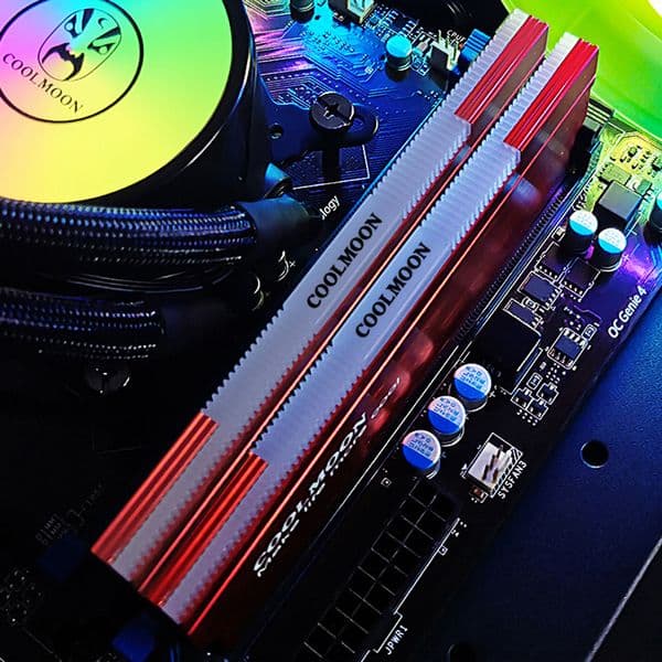 5V 3PIN ARGB Cooler Addressable Cooling Vest Heat Sink Cooler RAM Heatsink Radiator for DDR3 DDR4 Desktop PC Ram Memory