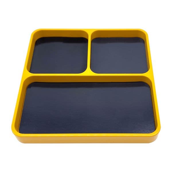 Magnetic Desktop Organizer Screws Tools Parts Tray Holder Storage Plate Box Case Organizer for Metal Parts Screws Sockets Bolts