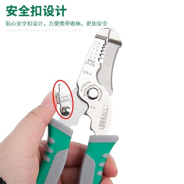 AWG 8.0-14 Abisolieren Wire stripper Electrician cable Electrician scissors Pulling pliers Zangen werkzeuge schneiden