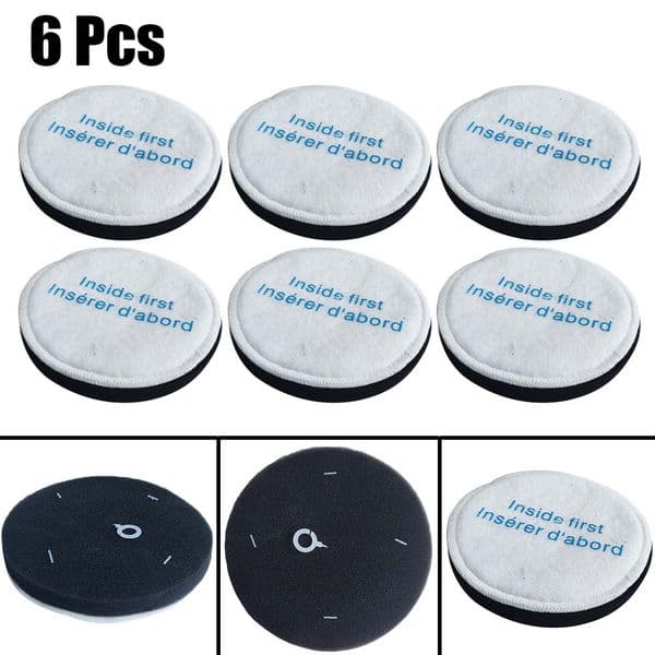 6pcs Foam Pre Motor Filter For Eureka Powerspeed NEU180 NEU182A NEU12CT NEU186 NEU188 Robotic Vacuum Cleaner Hepa Filter Part