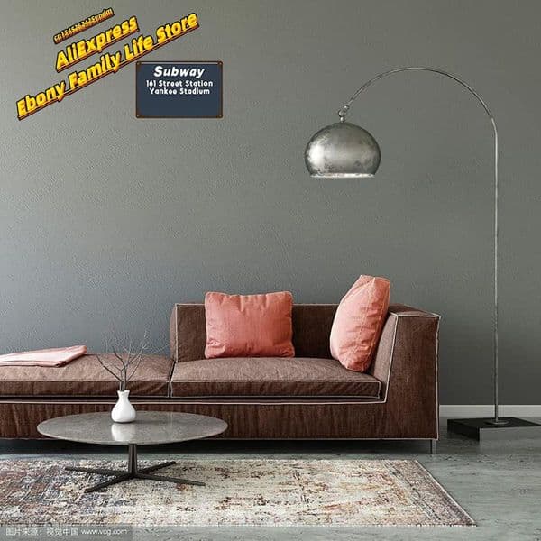 Yankee Stadium New York Street Subway 161 Retro Wall Bar Decor Metal Tin Sign Vintage Wall Decor Wall Art For Home