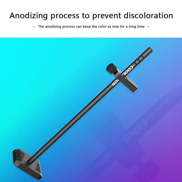 COOLMOON VT192 192mm Aluminum Alloy Graphics Card Support Video Holder Stand Sag Bracket for Desktop PC Computer Case