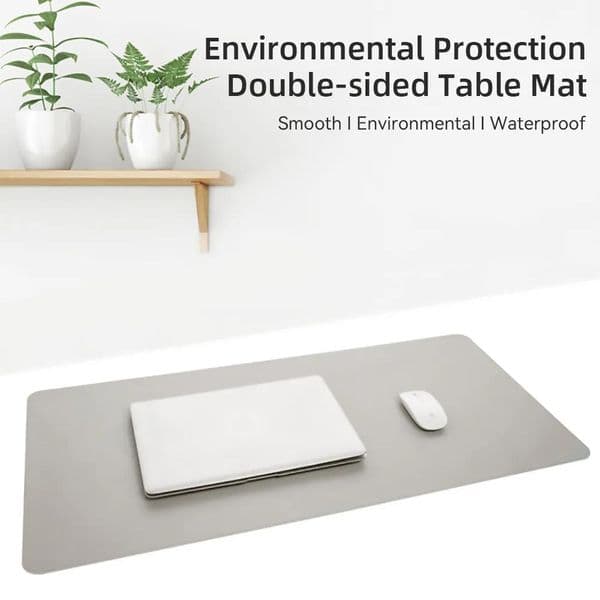 Waterproof PVC Mouse Pad Non-slip Leather Desk Mat Desk Protective Cover Pink Large Computer Girls Laptop Gaming Keyboard Mats