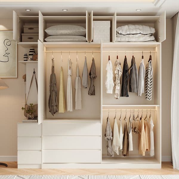 Modular Wardrobes Display Modern Large Capacity Closets Armables Cupboard Storage Cloth Cabinets Armoire Home Furniture