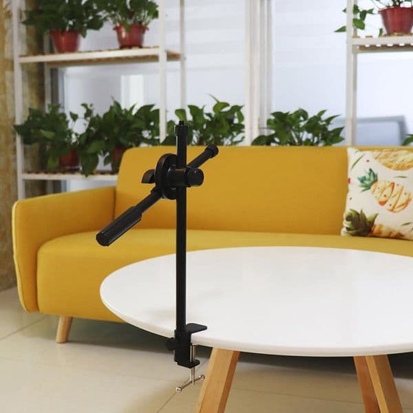 Microphone Stand Mic Stand Desk Microphone Bracket Phone Tripod Boom Arm Adjustable 3/8 1/4 Inch Screw Live Equipments