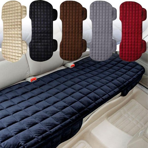 Car Rear Seat Cover Universal Auto Flocking Cloth Seat Cushions Auto Seasons Seat Accessories Four Interior Protector Non-s W7H8 73122