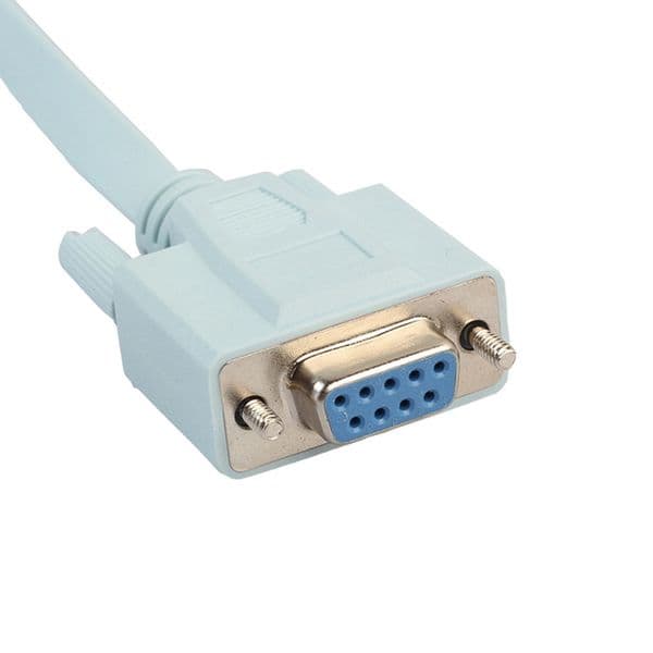 2X USB Console Cable RJ45 Cat5 Ethernet To Rs232 DB9 COM Port Serial Female Rollover Routers Network Adapter Cable 1.8M thumbnail 2