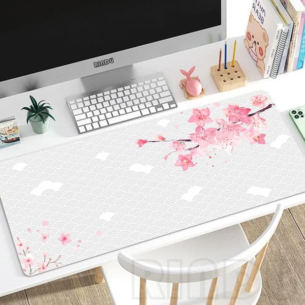 Sakura Large Mouse Mats Gaming Mousepad Big Gamer Desk Mat 40x90cm Rubber Keyboard Mats Desk Pads Best Mouse Pad