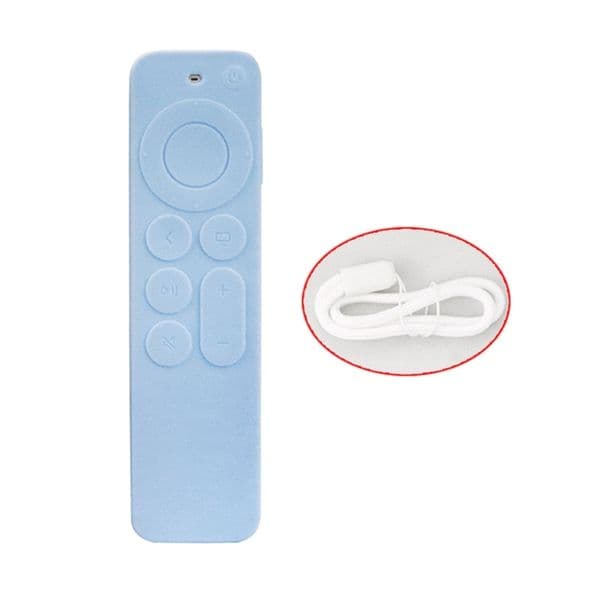 Soft Silicone Case for Smart TV Remote Control Protective Cover Shell- for Apple TV 4K 6Th 2021 Smart TV Non-slip Cover