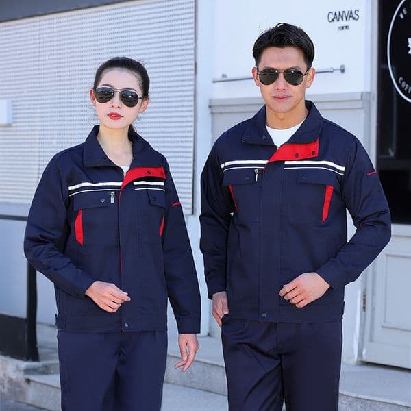 Reflective Stripe Safety Work Clothing Set Mechanical Workshop Auto Repareman Women Worker Uniforms Labor Coveralls Hi Vis Suits