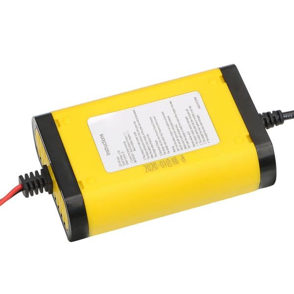 Full Automatic Car Battery Charger 3 Stages Lead Acid AGM GEL Battery-chargers 2A Intelligent Fast Power Charging