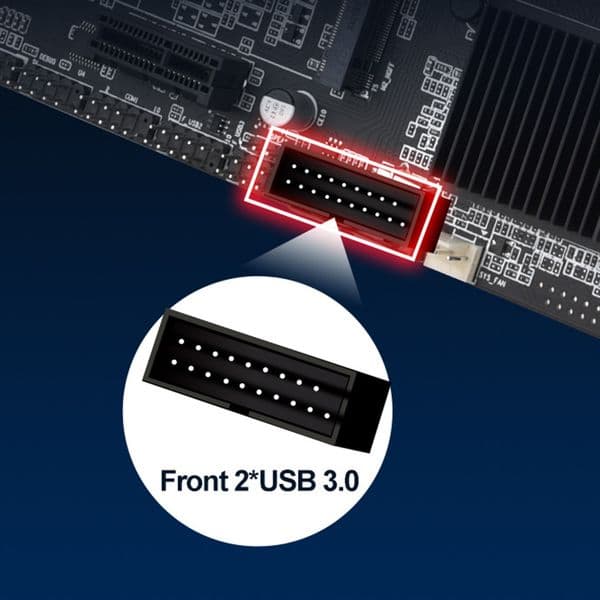 LGA1200 PC Motherboard USB3.0 SATA3.0 H410 Desktop Motherboard DDR4*2 Memory M.2 NVME 64GB Max PCl-E16X for Core I3/i5/i7