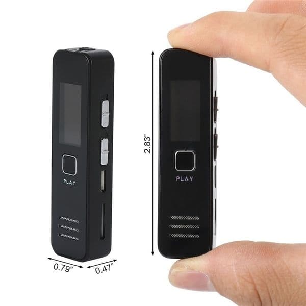 Portable Digital Voice Recorders MP3 Player Mini Recorders Pen Support 32GB TF Card Professional Dictaphone 20H Recording Time