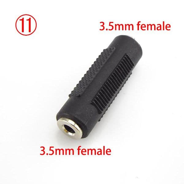 DC 6.5mm 5.5X 2.1mm 2.5mm 3.5mm 1.35mm Power Adapter Connectors Female to Male PC tablet Power Charger Adaptor Jack Plug
