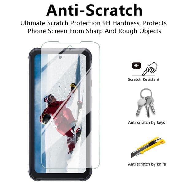 2-1PC 9H Protective Glass For Cubot Kingkong 8 6.53" Tempered Glass For Cristal Templado Cubot King kong 8 Screen Protector Film