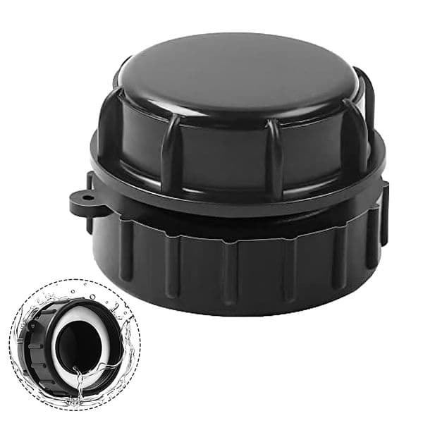 IBC Tank Adapter 62mm To S60x6 Coarse Thread Tank Cover End Cap Garden Hose Tap Adapter Fittings For Rainwater Tank Barrel Valve