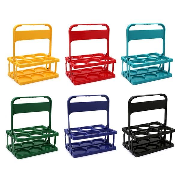 6 Pack Reusable Beer Bottle new Carrier Drink Caddy 2025 Holder Durable Foldable Bar Liqueur Wine Beer Rack Basket Cup Organizer
