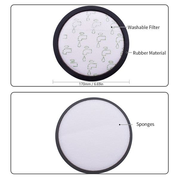 For Rowenta RO7611 RO7623 RO7634 RO76 Vacuum Cleaner Hepa Filters Accessories Replacement Attachment Spare Parts Kit