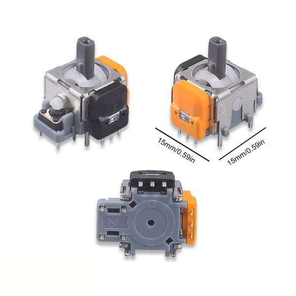 2pcs Hall Electromagnetic Joystick Gaming Handle Hall Rocker Game Controller Joystick Module for PS4/PS5/Xbox/Switch Pro
