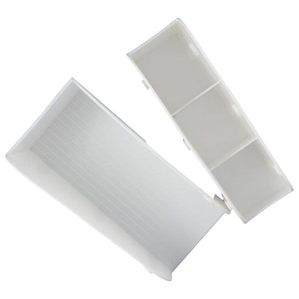 Plastics Pencil Holder Desktop White Desktop Organizer Makeup Brush Holder Office