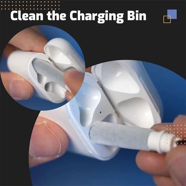 Earphone Cleaner Pen Multifunctional Cleaning Tool Kit for AirPods Galaxy Buds Bluetooth Headset Headphones Dust Brush