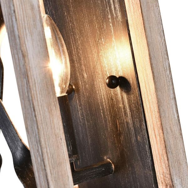 Interior Wall Lamp Farmhouse Wall Light Wall Metal Rustic Lamp E12 light bulb Headboards Garage Porch Farmhouse Sconces